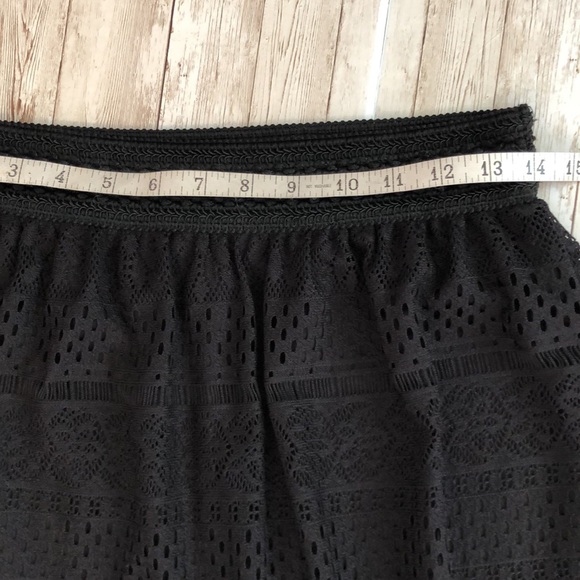 “Joey B.”  black lace pull on skirt w/black lining - GIRLS XL (14/16) - Picture 7 of 9